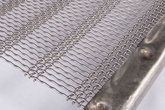 Carbon Steel Slot Woven Mining Screen Mesh 1.25-4mm Wire Diameter
