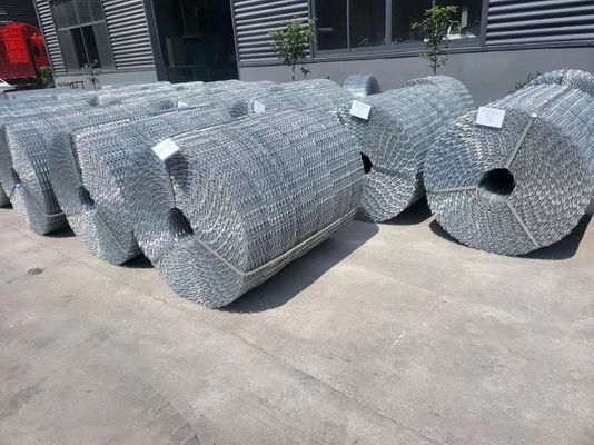 10 Line Wire Reinforced Mesh 1.6-2.85mm Wire Diameter for Pipeline
