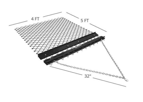 Galvanized Chain Link Fence Drag Mat 48x60 for Ball Diamonds