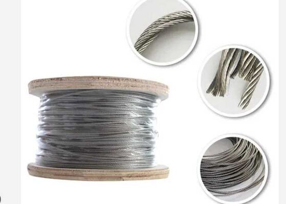 Nylon-Coated 304 Stainless Steel Wire Rope (7x7 Construction)