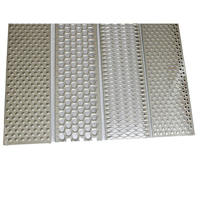 China Metal Perforated Anti Slip Grating / Anti Slip Skid Plate Non Slip Safety Grating supplier