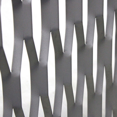 China Decoration Expanded Metal Panels Aluminum Curtain Wall For 6.0mm Thickness supplier