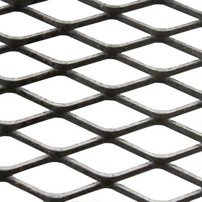 China Black Heavy Duty Expanded Wire Mesh Manufacturing Expanded Metal Fences supplier