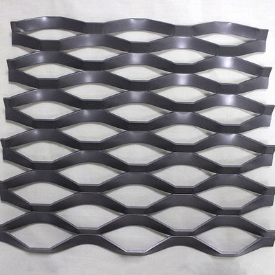 China Hexagon Aluminum Expanded Metal Grill Grates Aluminium Curtain Walls Design supplier