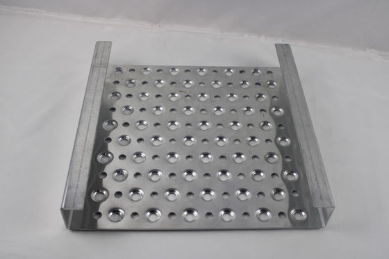 China Crocodile Mouth Perforated Anti Skid Plate / Anti Skid Sheets For Portection supplier
