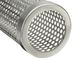 Pantalla de filtro de acero perforada de la tubería Mesh For Filter Liquids Solids y aire
