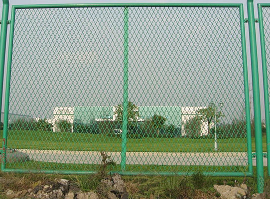 Expanded Metal Security Fence 3-5mm Thick Anti-Climb Diamond Mesh