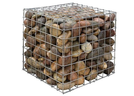 Galvanized Galfan Welded Mesh Gabion Baskets Defense Gabion Welded Wire Mesh