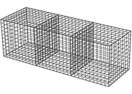 Galvanized Galfan Welded Mesh Gabion Baskets Defense Gabion Welded Wire Mesh