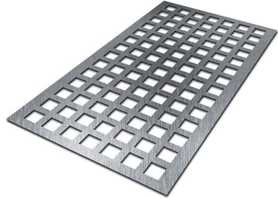 Square Hole Perforated Metal Screen Provides More Large Circulation Area for Filtering, Screening and Ventilation