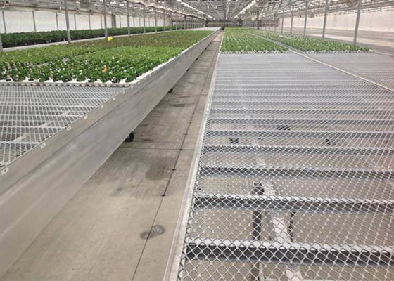 Expanded Metal for Greenhouse Shelves, Benches or Tables Top Panels