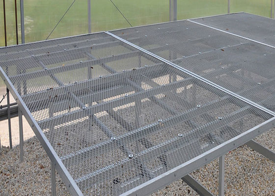 Expanded Metal for Greenhouse Shelves, Benches or Tables Top Panels
