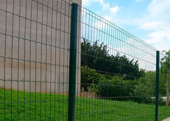 50×50mm Euro Style Fence Metal Wire Fence Electro Galvanized Surface