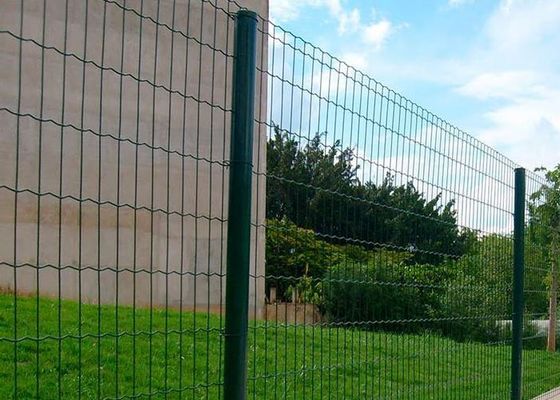 o eletro de Metal Wire Fence da cerca do estilo do Euro de 50×50mm galvanizou de superfície