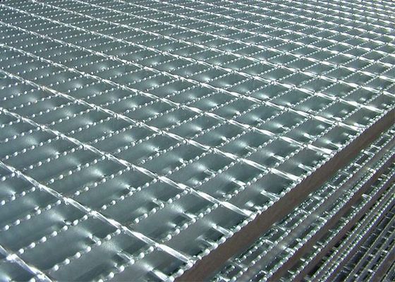 Galvanized Steel Grating 50mm Pitch Carbon Steel Platform Grating