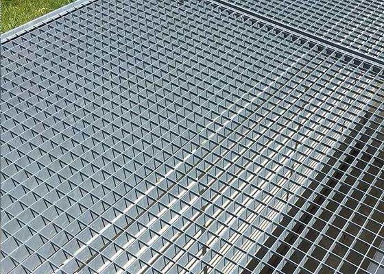 Galvanized Steel Grating 50mm Pitch Carbon Steel Platform Grating