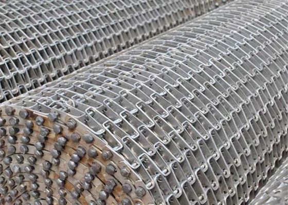 Honeycomb Metal Conveyor Belt 0.5m - 3.5m Width Flat Wire Belting