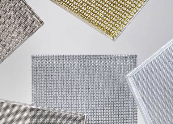 Fabric Laminated Glass 6mm Thickness for Architectural Decoration