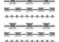 Линия барьер сформированной колючей проволоки бритвы простой но эффективный периметра