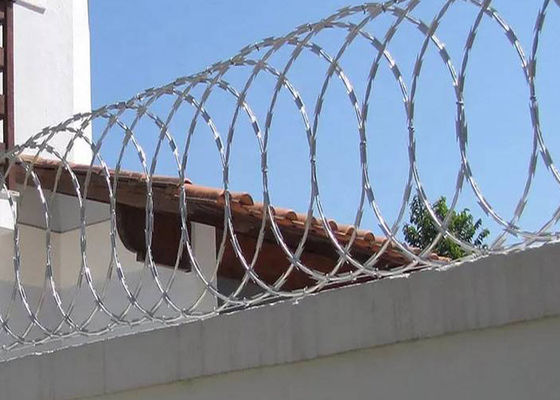 BTO10 BTO22 BTO30 Flat Wrap Razor Wire นำเสนอโซลูชัน Barrier ที่มีประสิทธิภาพแต่เรียบร้อย