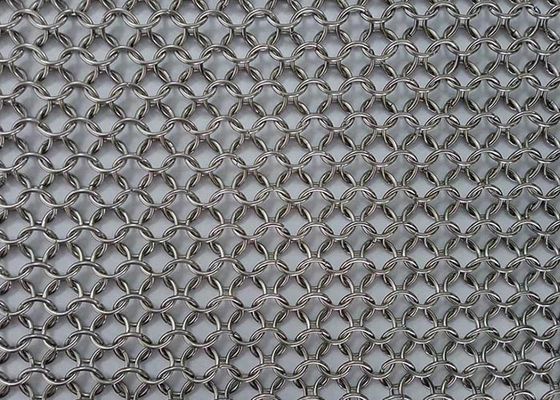 Chain Braid Ring, Chainmail Curtain, Ring Metal Curtain For Building Exterior And Interior Decoration