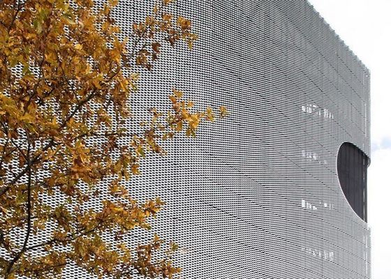 Fachada ampliada del edificio del metal – Ventilative, magnífico y duradero