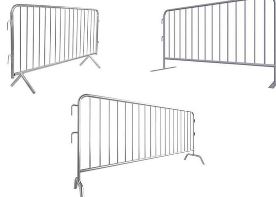 Gauge 16 Crowd Control Barrier Metal Wire Fence Galvanized Steel Barricade