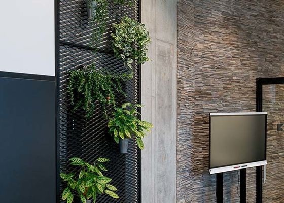 Aluminum Expanded Metal Partition Wall for Both Permanent and Temporary Partition Uses