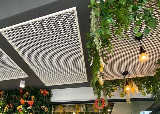 Expanded Metal Ceiling Fireproof Heat Insulation Noise Absorption For Building Interior Top Decoration