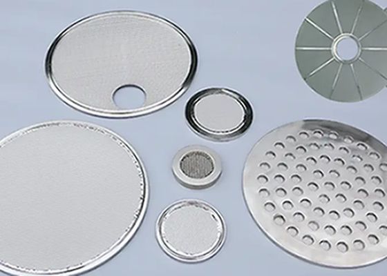 0.5um–200um Leaf Disc Filter Screen Mesh Stainless Steel 304