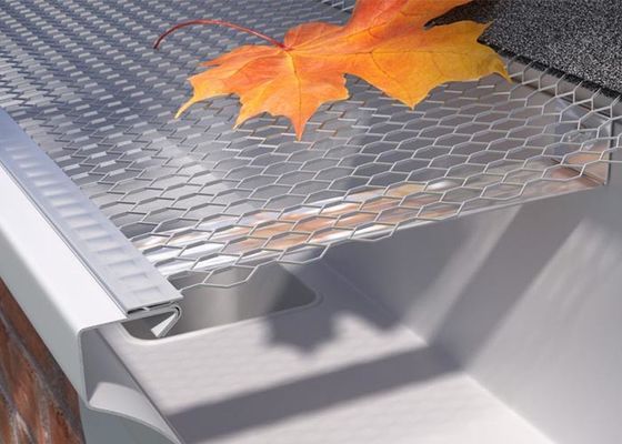 Expanded Metal Gutter Guards is Kind Of Gutter Protection Device, Intercept Fallen Leaves and Prevent Gutter From Clog