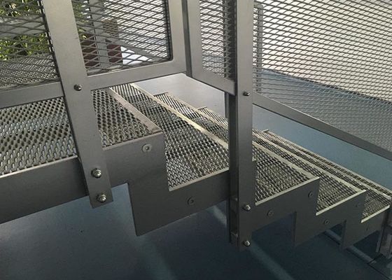 Expanded Metal Stair Tread Anti-Skid Galvanized Carbon Steel