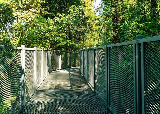 Expanded Metal Walkway – Rigid , Anti Skid and Safe For Construction Projects