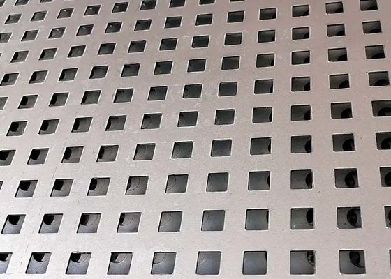 Square Hole Perforated Metal Screen Provides More Large Circulation Area for Filtering, Screening and Ventilation