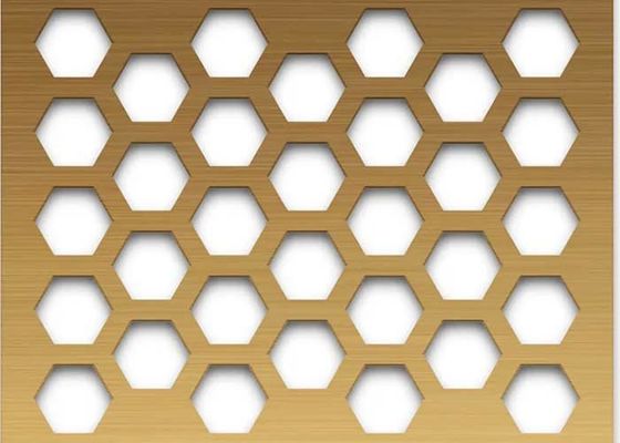 Perforated Brass Sheets Corrosion Resistant, Durable and Aesthetic For Architecture and Decoration