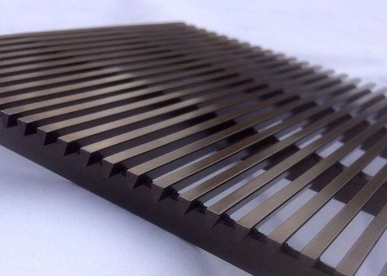 Architectural Decorative Wedge Wire Panels and Cylinders for Various Building Decoration Projects