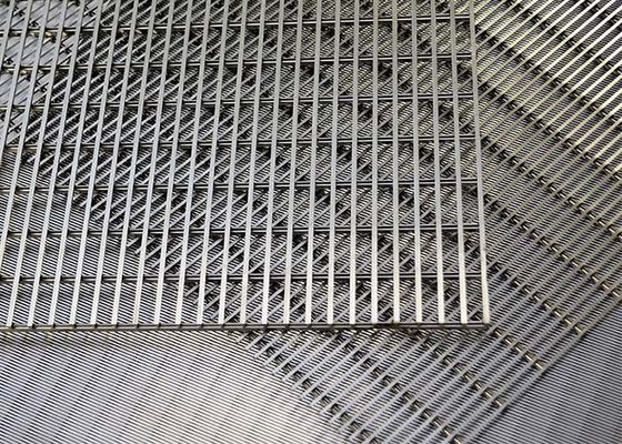 Architectural Decorative Wedge Wire Panels and Cylinders for Various Building Decoration Projects