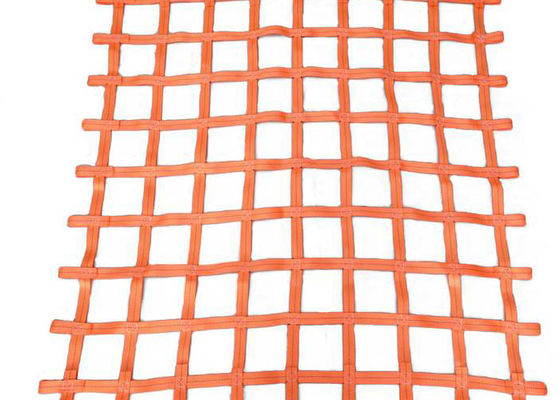 Orange 1×1m 2×2m 4×4m Safety Lifting Net Good Impact Resistance