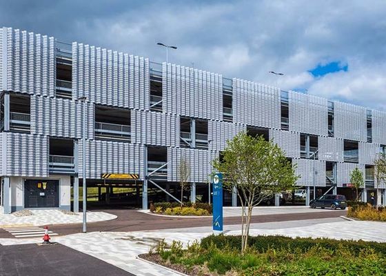 Perforated Metal Building Facade combination of function and aesthetics for Architectural Facade Design