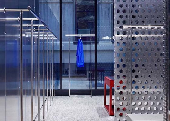 Perforated Metal Partition Wall 0.3-12mm Thickness 1.2-2.4m Length
