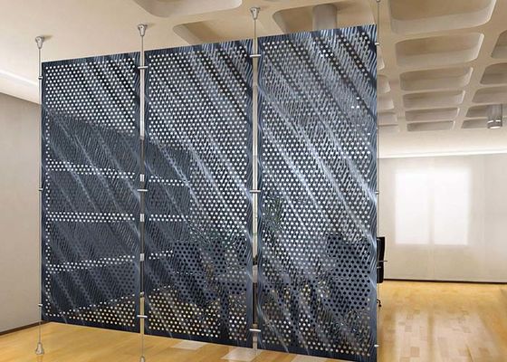 Perforated Metal Partition Wall – Attractive and Artistic Ornamental Effect For Space Partition Wall Design