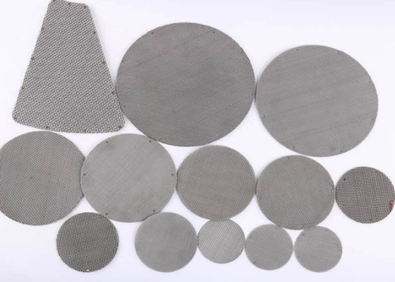 Sintered Filter Disc 8mm-3800mm Diameter 0.2µm-300µm Filtration