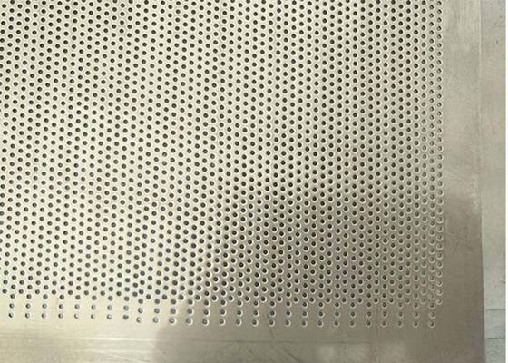 Micro Hole Perforated Metal Made by CNC Punching Machine High Speed, Fine Precision and Small Holes