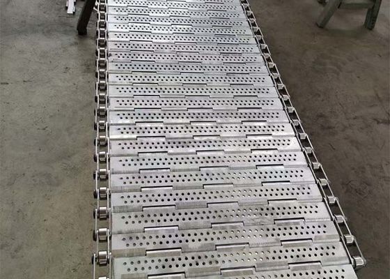 Stainless Steel Perforated Conveyor Belt 1mm-4mm Plate Thickness