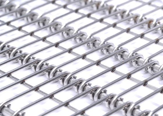 Galvanized Eye Flex Conveyor Belt Stainless Eye Link Conveyor Belt