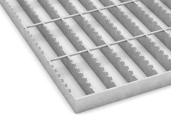 Serrated Welded Steel Grating High Bearing Capacity and High Security for Industrial, Civil and Commercial Buildings