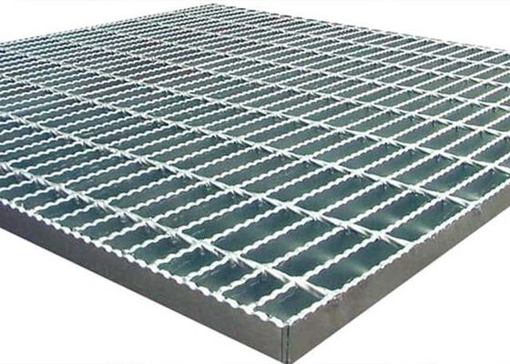 Serrated Welded Steel Grating High Bearing Capacity and High Security for Industrial, Civil and Commercial Buildings