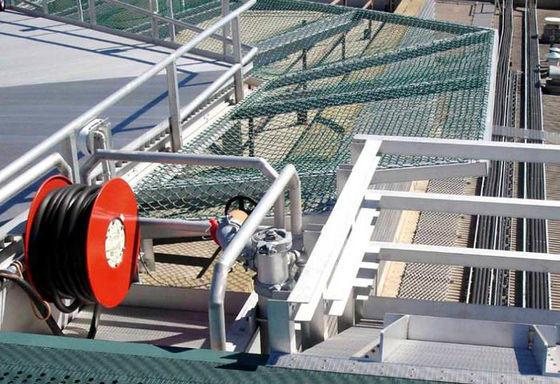 316L SS Helideck Safety Net 3.0mm Wire 2x2in Mesh