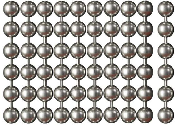 Metal Bead Curtain with Good Drooping and Lightweight Is Ideal Space Divider and Decoration Curtain