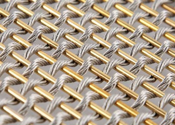 Cable Architectural Mesh – Weaving Metal Rods and Metal Cables Together